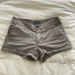 Olive Green Abercrombie Shorts, Size 24